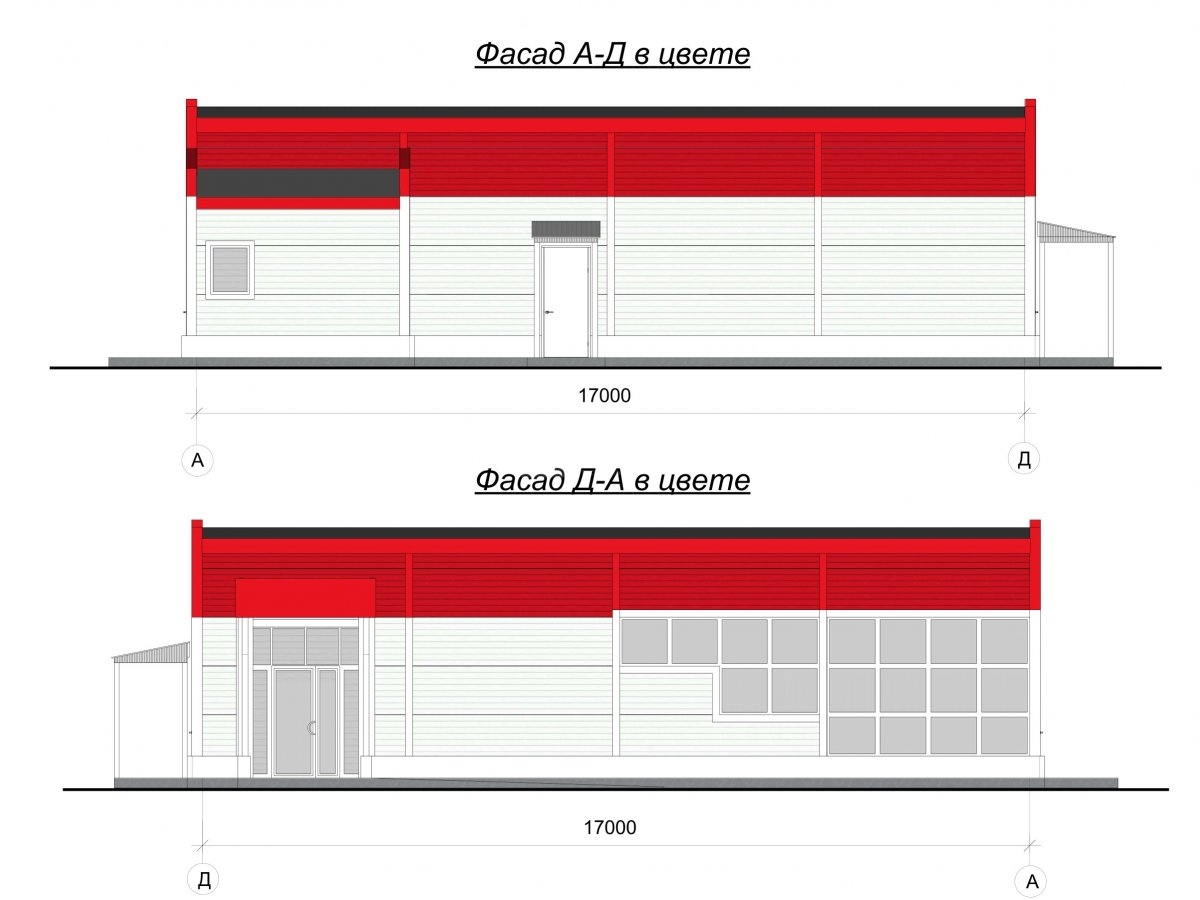 3D визуализация Магазин из сэндвич-панелей - фото 7
