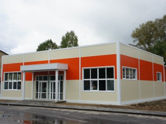  Магазин продуктов из сэндвич-панелей