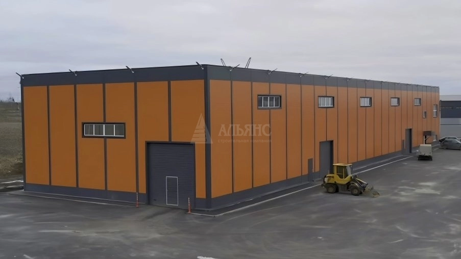 3D визуализация Склад с АБК из сэндвич-панелей  - фото 3