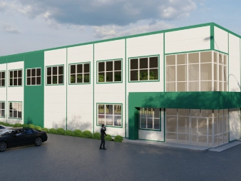 Здание АБК из сэндвич-панелей