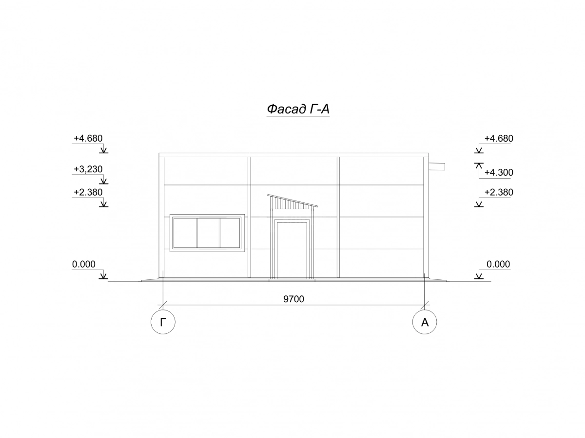 3D визуализация Офис из сэндвич-панелей - фото 11